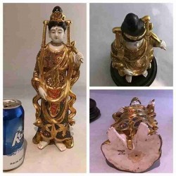 Vintage Japanese export Satsuma figurine