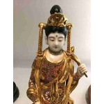 Vintage Japanese export Satsuma figurine